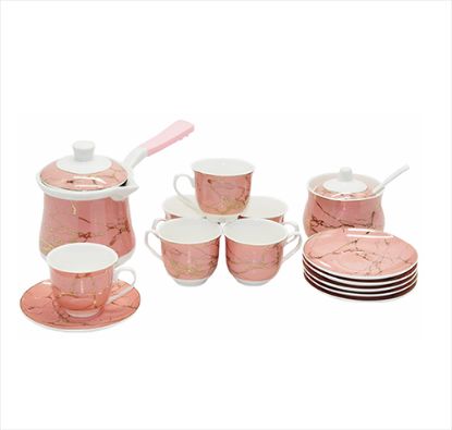 Picture of La Table Fine Coffee Set 424/ 9 Pieces Pink