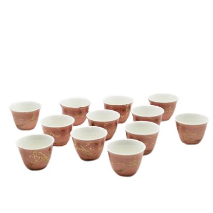 Picture of La Table Fine Cawa Cups 624/ 12 Pieces Pink