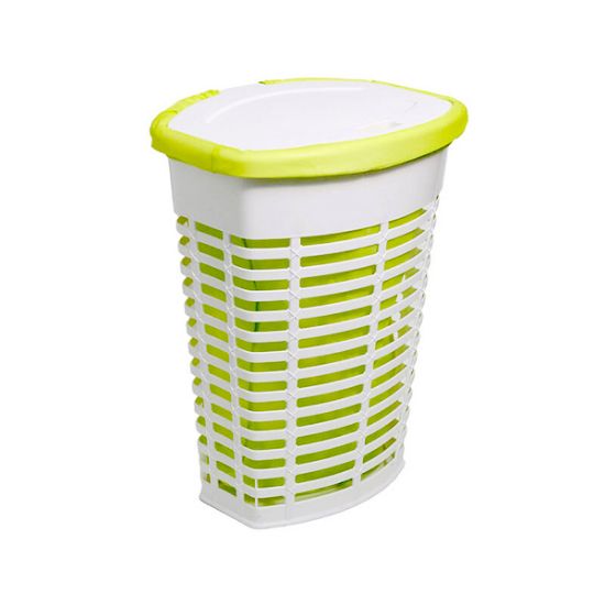 Picture of Primanova Laundry Basket E44/01/05 Whit&Green