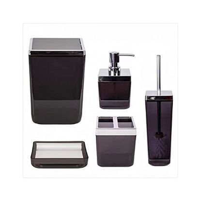 Picture of Primanova Toskana Bathroom Set SAS01/25 Black