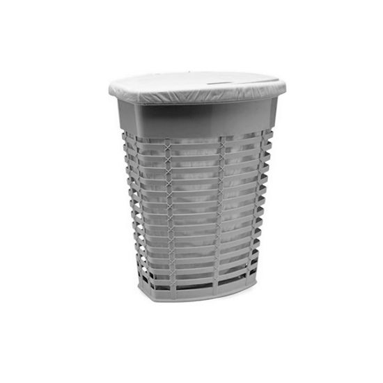 Picture of Primanova Palm Laundry Basket E44/07 Grey