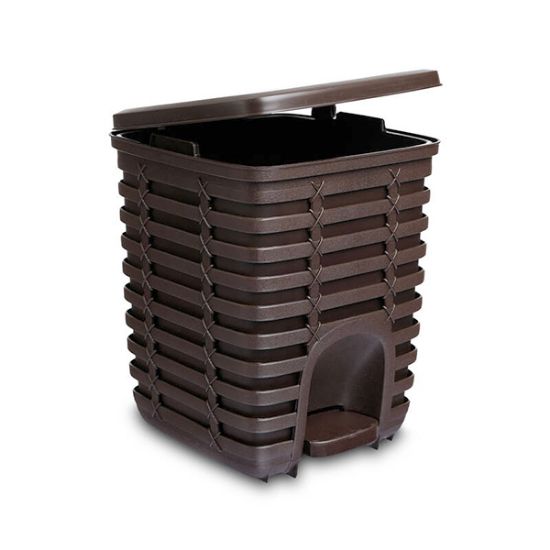 Picture of Primanova Palm Waste Bin E54/10 Brown