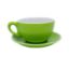 Picture of Porcelain Cup With Plate 0017/ 300 ml Green