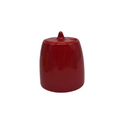 Picture of Porcelain Sugar pot 0080 Red