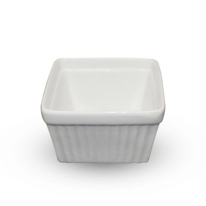 Picture of Porcelain Pudding Square Bowl 6845/ 3.5''