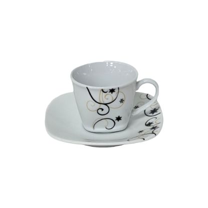 Picture of Porcelain Square Coffee Cups 810/ 6 Pieces