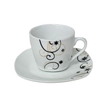 Picture of Porcelain Square Tea Cups 810/ 6 Pieces