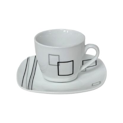 Picture of Porcelain Square Tea Cups 107/ 6 Pieces 