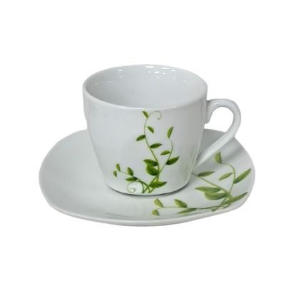 Picture of Porcelain Square Tea Cups 803/ 6 Pieces 
