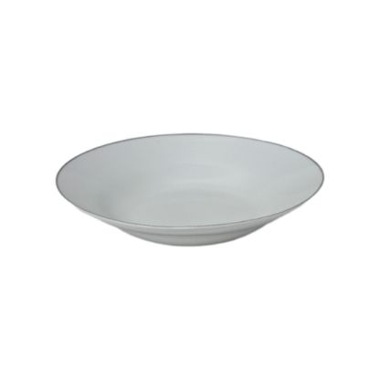 Picture of Porcelain Silver Rim Round Deep Plate 960/ 9''
