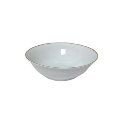 Picture of Porcelain Gold Rim Round Salad Bowl 959/ 7''