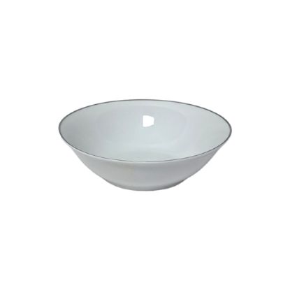Picture of Porcelain Silver Rim Round Salad Bowl 960/ 7"