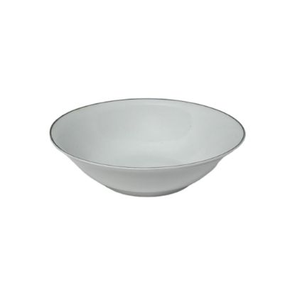 Picture of Porcelain Silver Rim Round Salad Bowl  960/ 8''