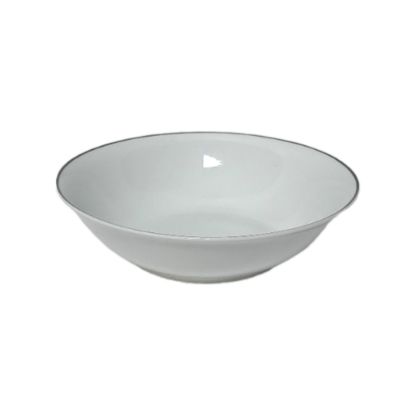 Picture of Porcelain Silver Rim Round Salad Bowl 960/ 9"
