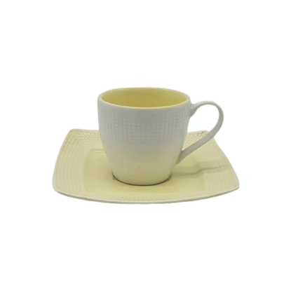 Picture of Porcelain Coffe Cups 39421B/ 6 Pieces Yellow