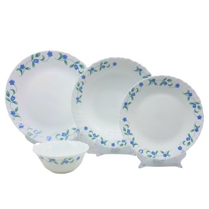 Picture of LaOpala Juniper Blue Plate Set of 24 Pieces 