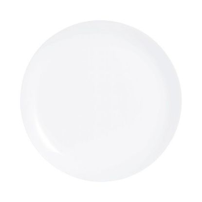 Picture of LaOpala Cosmo Plain White Flat Plate 27 cm