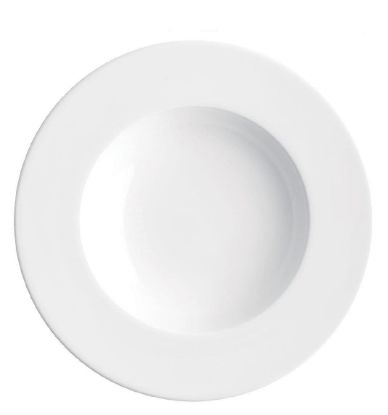 Picture of LaOpala Cosmo Plain White Deep Plate 22 cm