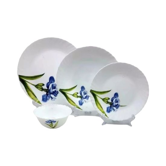 Picture of LaOpala Royal Iris Plate Set of 24 Pieces 