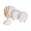 Picture of LaOpala Golden Shades Square Plate Set of 24 Pieces 