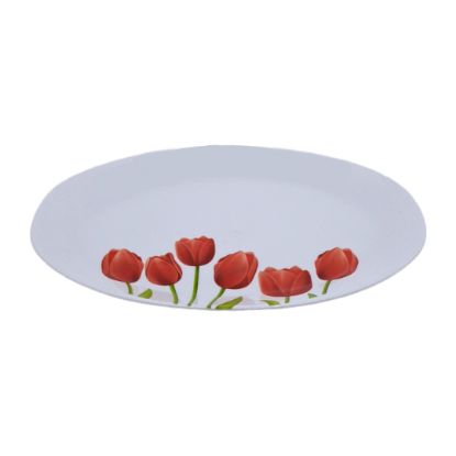 Picture of LaOpala Tulip Garden Oval Plate 325 mm