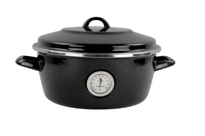 Picture of Vitrinor Pot With Thermometer  2111692/ 26 cm Black