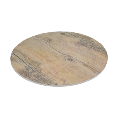 Picture of Melamine Round Serving Tray 3016/ 10.75" Wooden