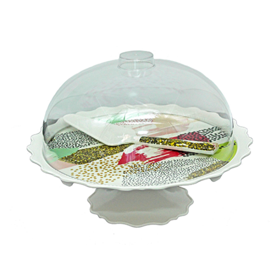 Picture of Melamine Round Cake Platter With Spatula 2840