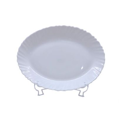 Picture of LaOpala Plain White Oval Plate 325mm