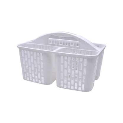 Picture of White Divided Basket 8114