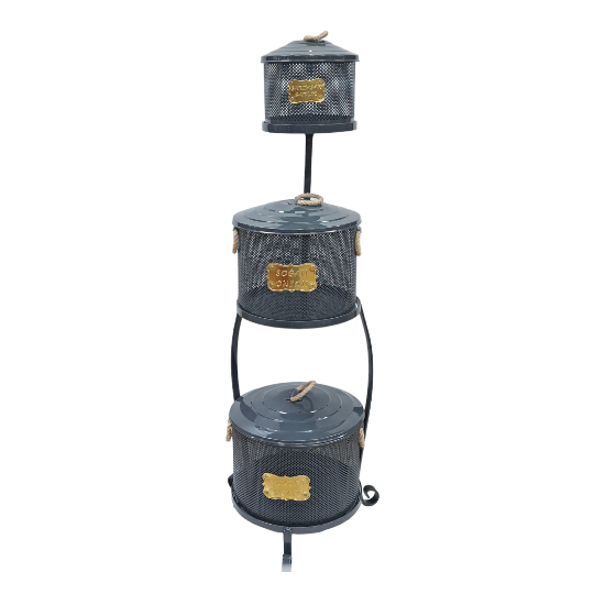 Picture of Buckets With Metal Stand 1052/3 Layers