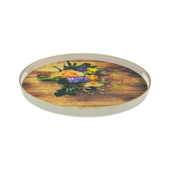 Picture of Glass Oval Tray 206