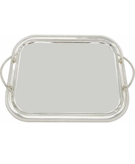 Picture of Schnieder Nickel Plated Tray 1377/ 47.5 x 38 cm