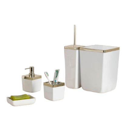 Picture of Toskana Bathroom Set-White Gold SAS01/01