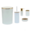 Picture of Lenox Bathroom Set White Gold SAS03/01A-5 Pieces