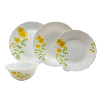 Picture of LaOpala Yellow Daisy Set of 24 Pieces 