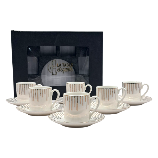 Picture of Mirror Reflection Coffee Cups 251/ 6 Pieces