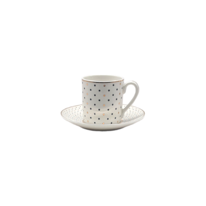 Picture of Dotted Marble Coffee Cups  254/ 6 Pieces