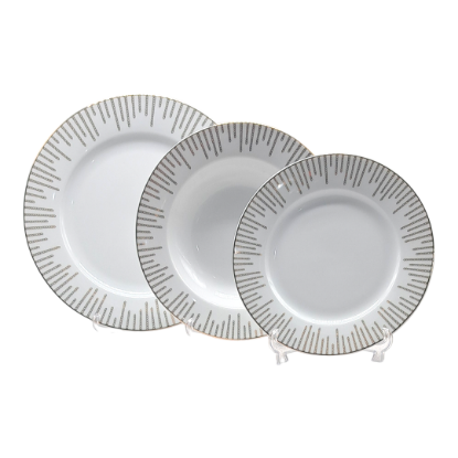 Picture of Mirror Reflection Dinner Set 452/ 18 Pieces
