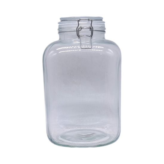 Picture of Square Glass Jar 45211/ 5L
