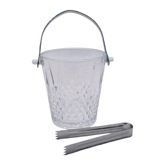 Picture of Ice Glass Bucket with Stainless Tong 45202