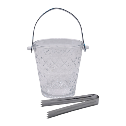 Picture of Ice Glass Bucket with Stainless Tong 45204