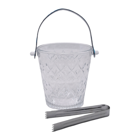 Picture of Ice Glass Bucket with Stainless Tong 45204