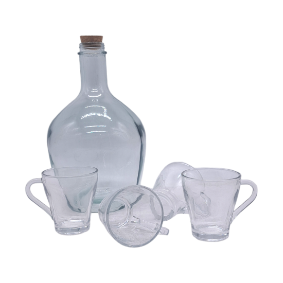 Picture of Jug with Cups Glass Set SD-013/4 pieces 2L