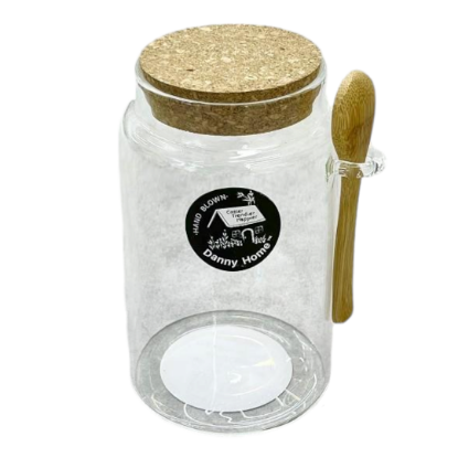 Picture of Food Storage Jar with Wooden Spoon 1988-47/1600ML