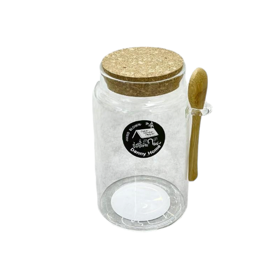 Picture of Food Storage Jar with wooden spoon 1988-44/ 700ML