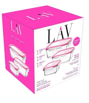 Picture of LAV FOOD CONTAINER SET FRESCOS9-1150CC+720CC+375CC