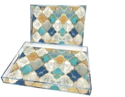 Picture of Set Rec Plexi Tray MOSAIQUE/AY194