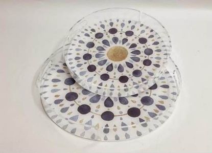 Picture of Set Round Plexi Tray AY418
