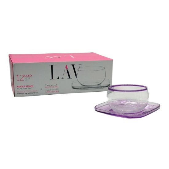 Picture of LAV Cup + saucer cleos1 Purple